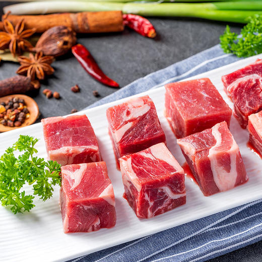 【冻品】天莱香牛有机安格斯牛腩500g*2袋 商品图1