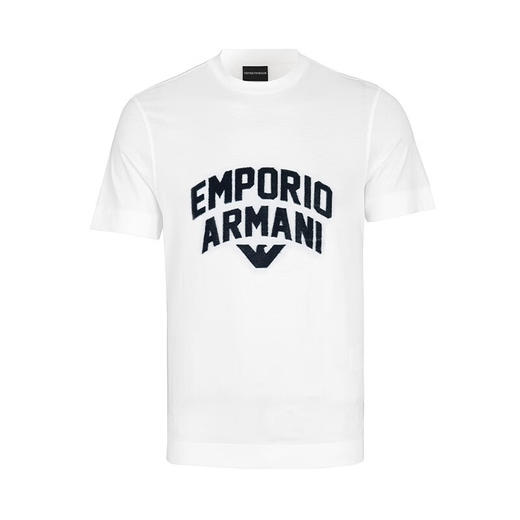 【特惠秒】EMPORIO ARMANI 安普里奥·阿玛尼 男士立体绒面logo百搭休闲短袖T恤 11180 商品图0