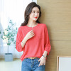 七分袖慵懒风上衣，薄款冰丝针织衫CC-103-52372 商品缩略图2