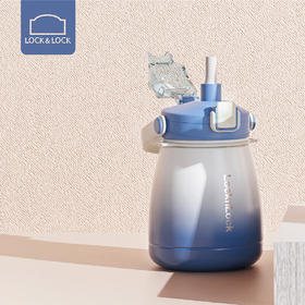 【分仓直发包邮】乐扣乐扣双饮嘟嘟大肚杯（白蓝）1L/ LHC6681FU