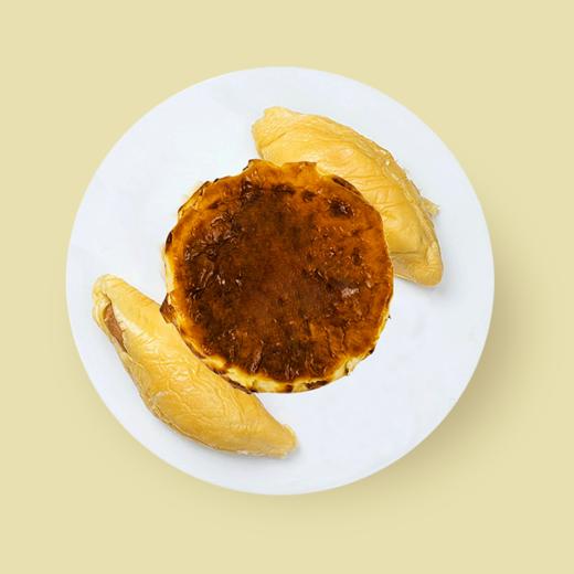 烤爱·热销款·西班牙巴斯克重芝士系列·猫山王榴莲巴斯克芝士蛋糕·猫山王榴莲·下午茶 全国配送（偏远地区除外） 商品图2