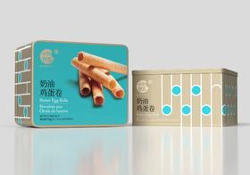 十月初五奶油鸡蛋卷（铁罐）500g