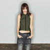 NUTH“雅痞视角”｜绿色工装马甲背心外穿显瘦无袖短款上衣 商品缩略图4