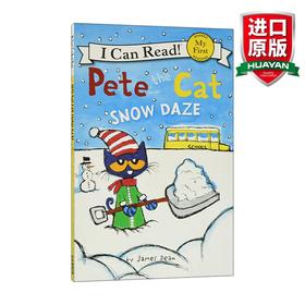 Collins柯林斯 英文原版 My First I Can Read Pete the Cat Snow Daze 皮特猫分级阅读 皮特猫与漫天大雪 英文版 进口英语原版书籍