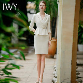 Q850米白色连衣裙下午篇