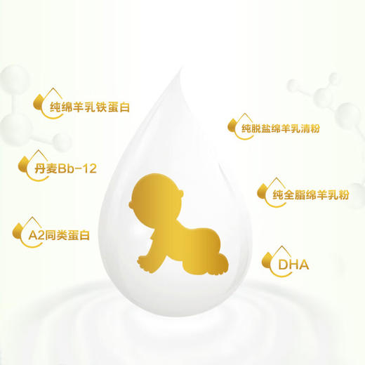 【咨询改价】宜品欧士达较大幼儿配方纯绵羊奶粉3段800克 商品图4