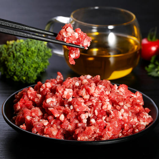 【冻品】天莱香牛有机安格斯肉馅500g*2袋 商品图1