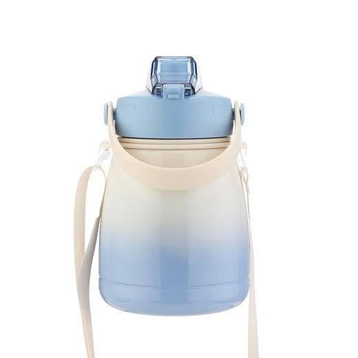 【分仓直发包邮】乐扣乐扣双饮嘟嘟大肚杯（白蓝）1L/ LHC6681FU 商品图3