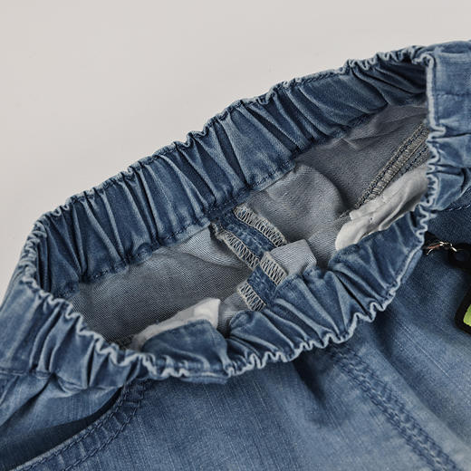 丽婴房-童衣类（夏）G3牛仔五分裤6_浅蓝 商品图3