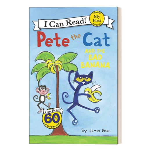 Collins柯林斯 英文原版 My First I Can Read Pete the Cat and the Bad Banana 皮特猫分级阅读 皮特猫和坏香蕉 英文版 进口英语原版书籍 商品图1