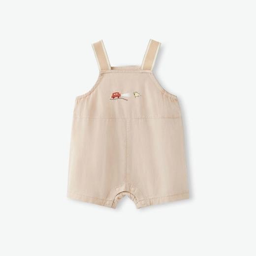 英氏童装男女宝梭织棉23夏季新款短哈吊蛤爬服连体衣YRHEJ2P232A 商品图0