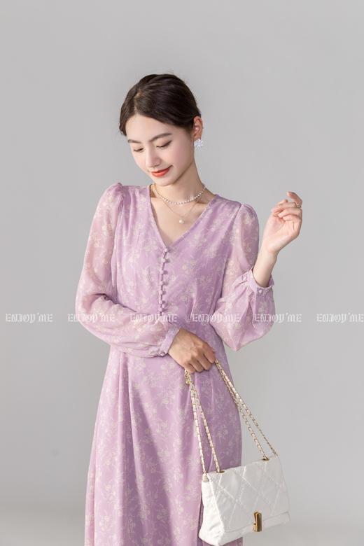 【门店同款】春季V领排扣连衣裙 150382622 商品图2