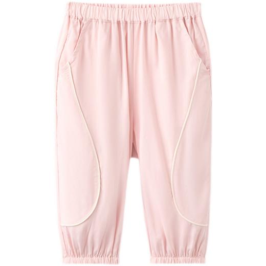 英氏女童休闲裤宝宝裤子宽松薄款束脚裤23新款防蚊裤YRKCJ2P211A 商品图4