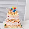 小老虎双层复古蛋糕（可换小动物/蓝色的色素偏深）-低糖处理无添加 商品缩略图1