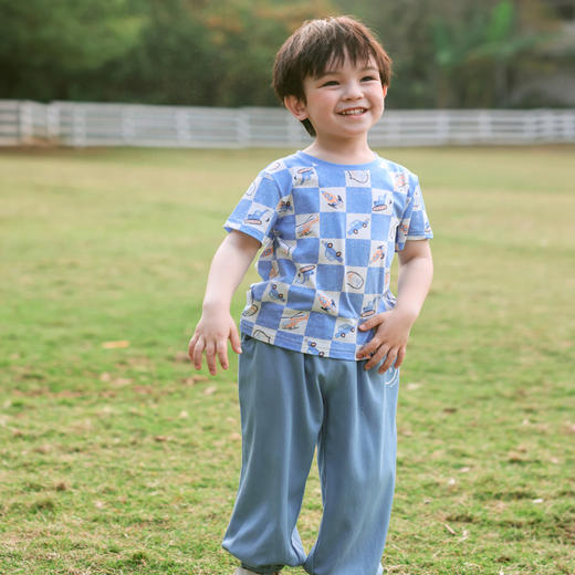 棉果果商场同款男童男宝夏季新品短袖T恤M212140223286 商品图1