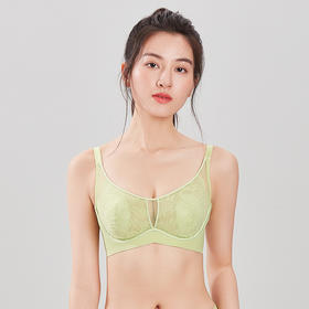 都市丽人舒软挺塑调整型内衣超薄3/4杯蕾丝塑身系列三排软钢圈LJ31C1