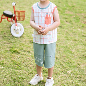 棉果果夏季新品男童男宝针织中裤裤子M212202223280