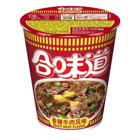 合味道香辣牛肉风味面76g/桶
