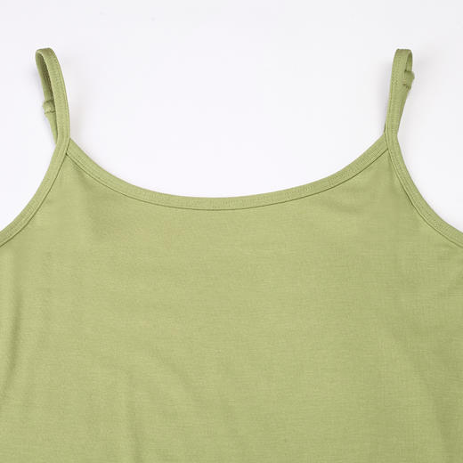 都市丽人吊带背心无尺码细罗纹背心无排扣无钢圈LV3AA2 商品图11