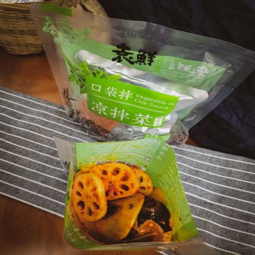 严选 | 袁鲜口袋拌凉菜 成都麻辣红油风味 藤椒风味 方便速食美食 278g*5袋 商品图3