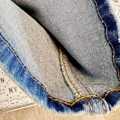 【断码 清货】图二实拍 ED新款 激光立体logo 微喇牛仔裤 优良比例呈现 商品图9