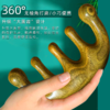 绿檀木经络按摩梳 孙俪同款 头皮脸部头疗小梳子宽大五齿女刮痧梳 商品缩略图3