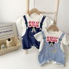 婴儿卡通连体衣0-2岁夏季男宝宝时尚假两件包屁衣婴儿衣服薄ML971 商品缩略图1