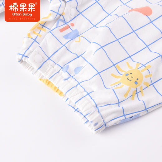棉果果夏季新品男童男宝对开连体衣哈衣M212722223303 商品图6