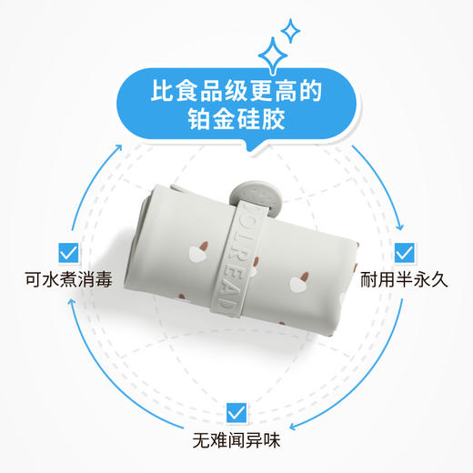 好好同学甜甜圈课桌餐垫小学生专用午餐硅胶餐垫防水防油儿童隔热 商品图2