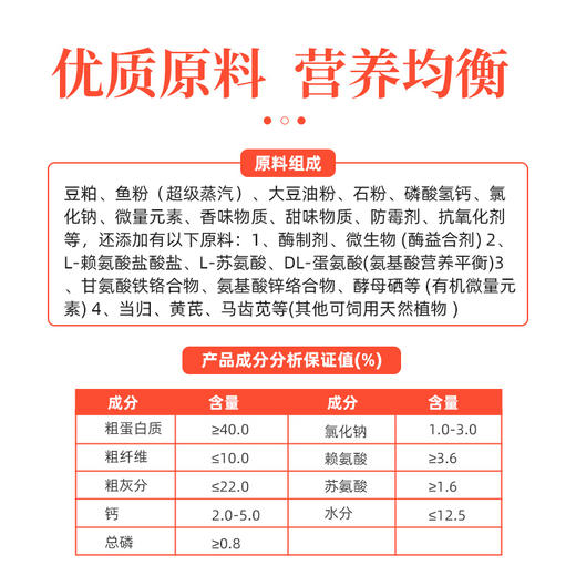 赛为猪用浓缩料中大猪通用猪用饲料豆粕鱼粉适口性好采食高体型好 商品图1