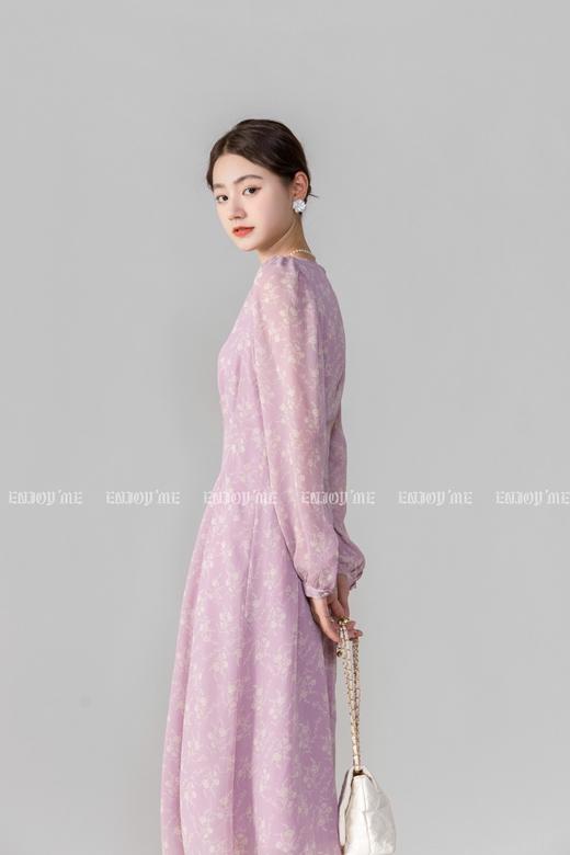 【门店同款】春季V领排扣连衣裙 150382622 商品图3