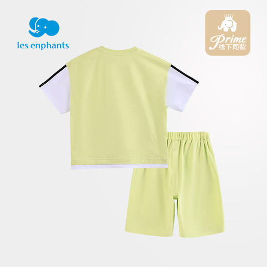 丽婴房-童衣类（夏）G3短袖套装K_草绿\果绿 商品图1