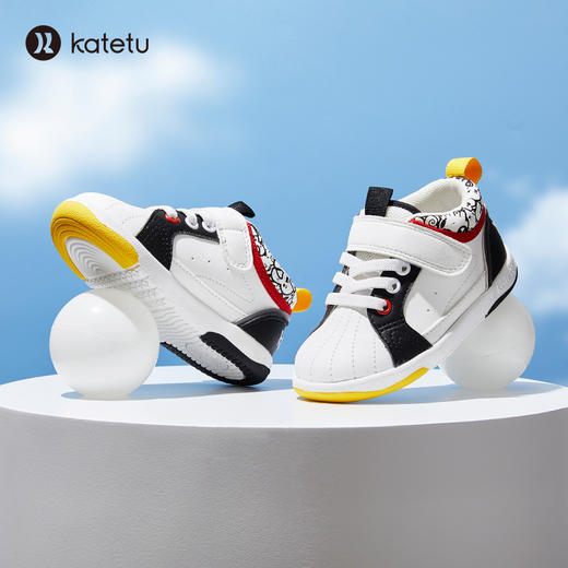 卡特兔宝宝学步鞋春秋季新款幼儿园小白鞋婴儿鞋子机能鞋板鞋 商品图2