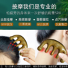 绿檀木经络按摩梳 孙俪同款 头皮脸部头疗小梳子宽大五齿女刮痧梳 商品缩略图1