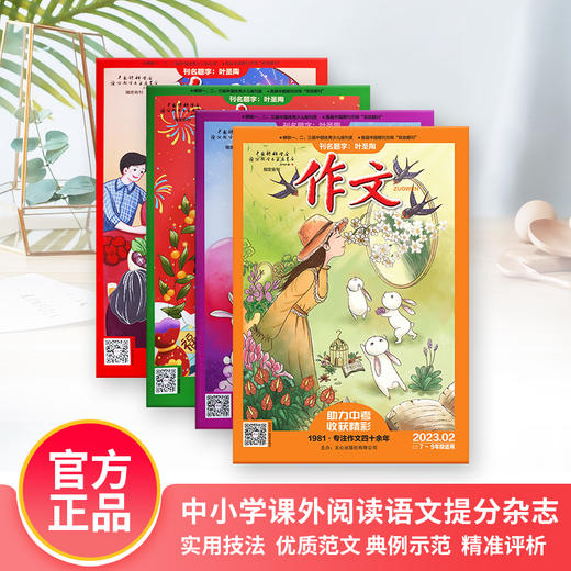 2023年作文杂志 全年刊（共12本）叶圣陶题刊   商品图3