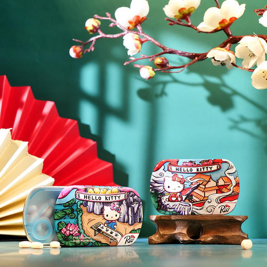 Rio瑞欧红葡萄味无糖薄荷糖14g 商品图1