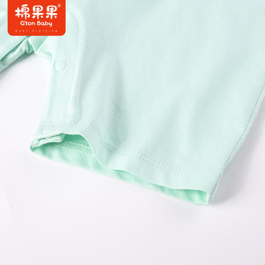 棉果果夏季新品男童男宝假两件套头连体衣M212727223305 商品图6