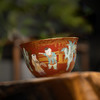 红地古彩描金婴戏杯 商品缩略图2