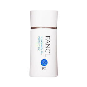 【跨境】日本FANCL芳珂防晒霜60ml 新版 高倍隔离防晒乳清爽不油腻敏感肌可用SPF50+ PA+++（效期到28年3月随机发）