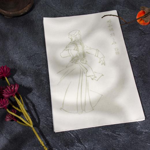 荣宝斋木版水印白描人物手工宣纸信笺 商品图0