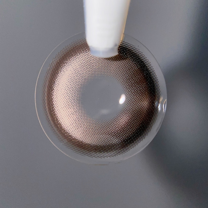BOLLYCON美瞳 年抛隐形眼镜 泪光浅驼14.2mm 1副/2片 左右可不同度数-VVCON美瞳商城5