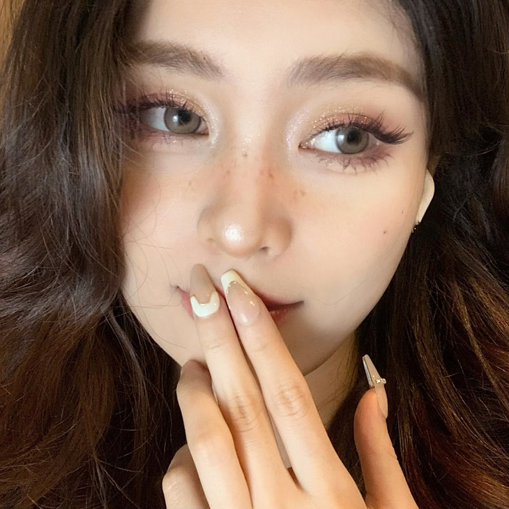 BOLLYCON美瞳 年抛隐形眼镜 泪光浅驼14.2mm 1副/2片 左右可不同度数-VVCON美瞳商城18
