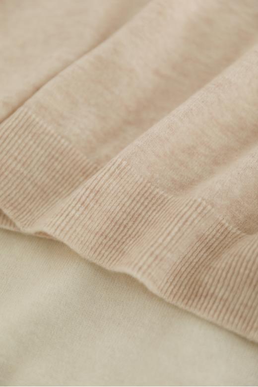 【韩国柏奥玛2023春夏百搭女装时尚针织短袖22861款】100%澳洲进口绵羊毛，双向调温，吸湿排汗​ ，圣罗兰同款 商品图14