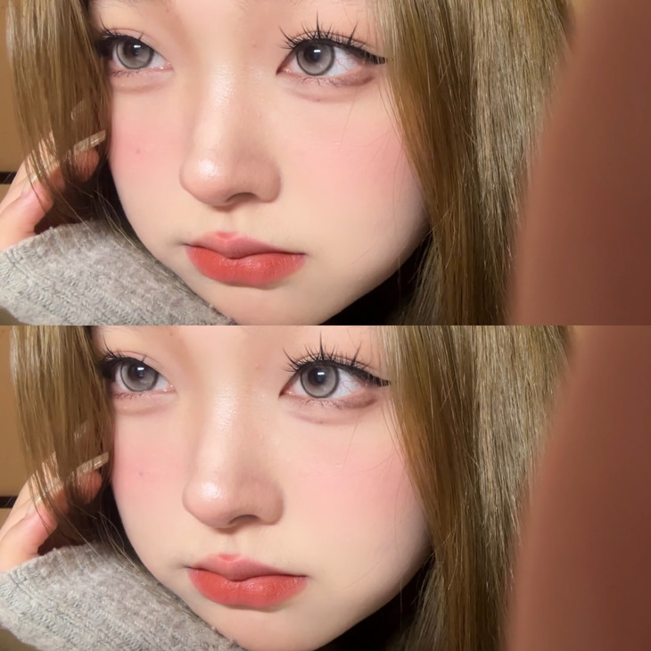 BOLLYCON美瞳 年抛隐形眼镜 泪光浅驼14.2mm 1副/2片 左右可不同度数-VVCON美瞳商城12