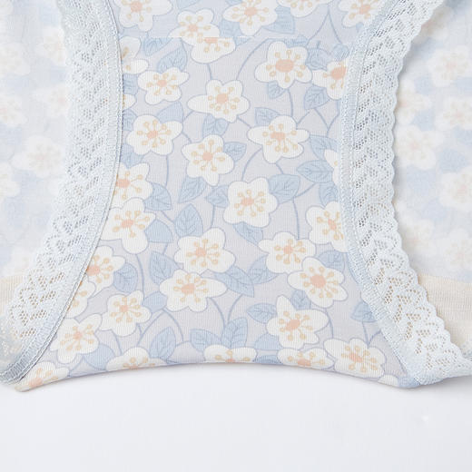 都市丽人基础系列RC棉三角裤女士内裤中腰三角裤LK32B2 商品图7