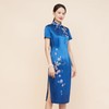 3楼 陶玉梅淬蓝樱花旗袍 商品缩略图3
