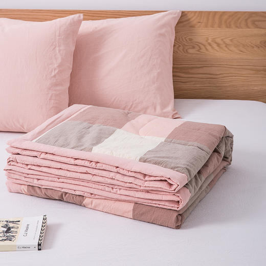 【水洗棉夏被--经典花色】水洗棉夏被全棉夏凉被学生夏季盖毯空调被 商品图7