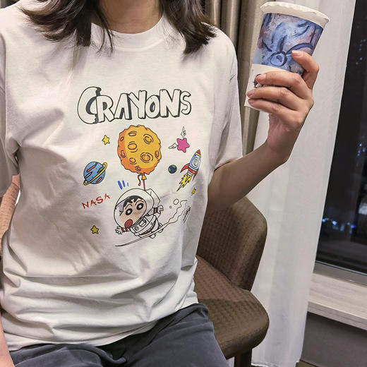 【超亲肤！纯棉印花短袖T恤】时尚百搭，显瘦显高！ins爆款复古潮流女装上衣，吸湿干爽，柔软舒适，触感细腻！ 商品图3