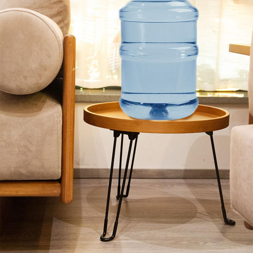 祥福 圆梦床头小桌子可折叠桌宿舍小圆桌茶几阳台零食桌子学生桌游戏桌户外便携式桌 商品图10