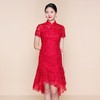 3楼 陶玉梅蕾丝礼服旗袍 商品缩略图3